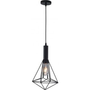 22601 MODERNA VISILICA CRNA LUK 3xE27